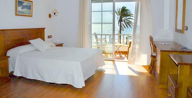 Hotel Donde Caparros Carboneras Oda fotoğraf
